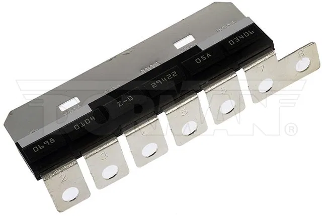 956-358 – DORMAN Fuse Block, OE Replacement Cartridge 12 Volts 300 Amps Maximum Amperage Rating Black Plastic